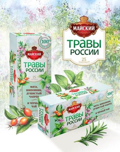 Бренд «Майский» выпустил новый напиток «Травы России»